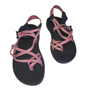 Chaco Pink ZX/2 Fusion Rose Strappy Sandals Women's 11
